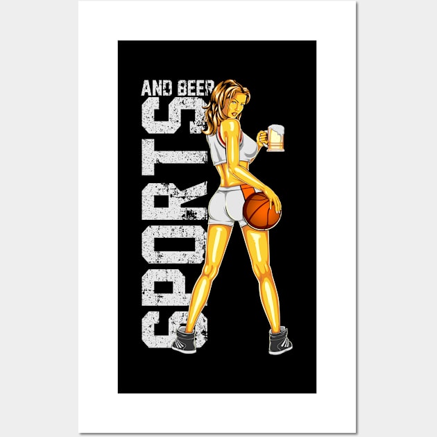 women sport beer Wall Art by cithu09